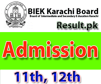 bsekkarachi Admissions 2024 class SSC, 10th, Matric, 9th, SSC Part 1, SSC Part 2